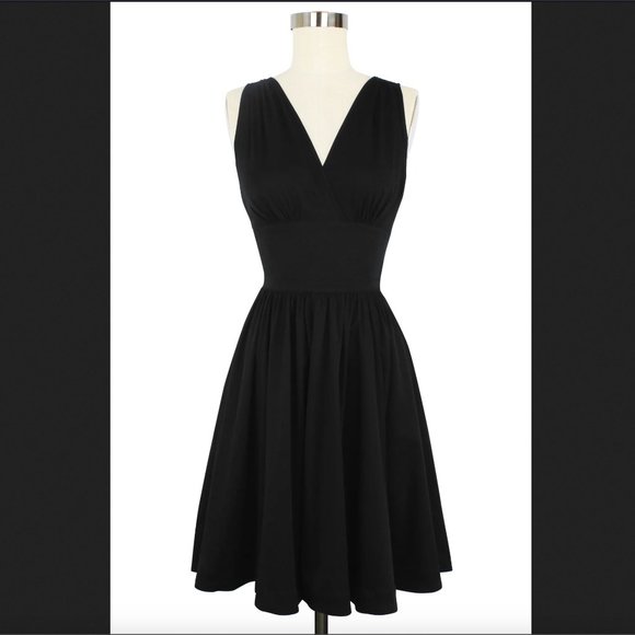 Trashy Diva Doris Dress in Black Rayon Stretch - 6 - Picture 1 of 5